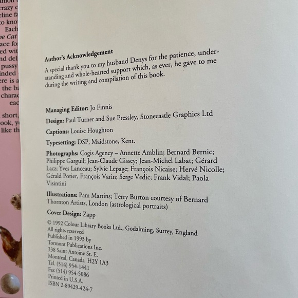 Vintage The Cat Lover’s Companion hardcover book - Picture 4 of 7